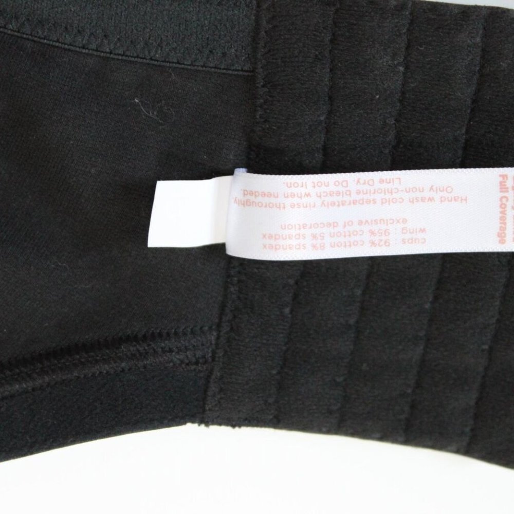 ✨2/$20 Cacique Lane Bryant Lightly Lined Full Coverage Bra Black Size 46DDD - Picture 9 of 11